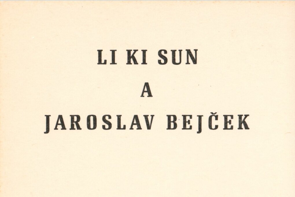 Li Ki Sun, Jaroslav Bejček – goblény, art protis, bronz, keramika, porcelán